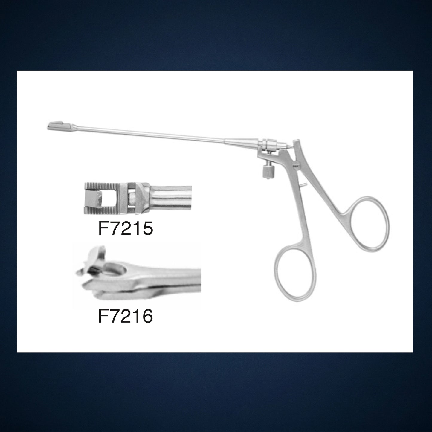 F7215 / BACKBITE OSTRUM ROTATING FORCEPS