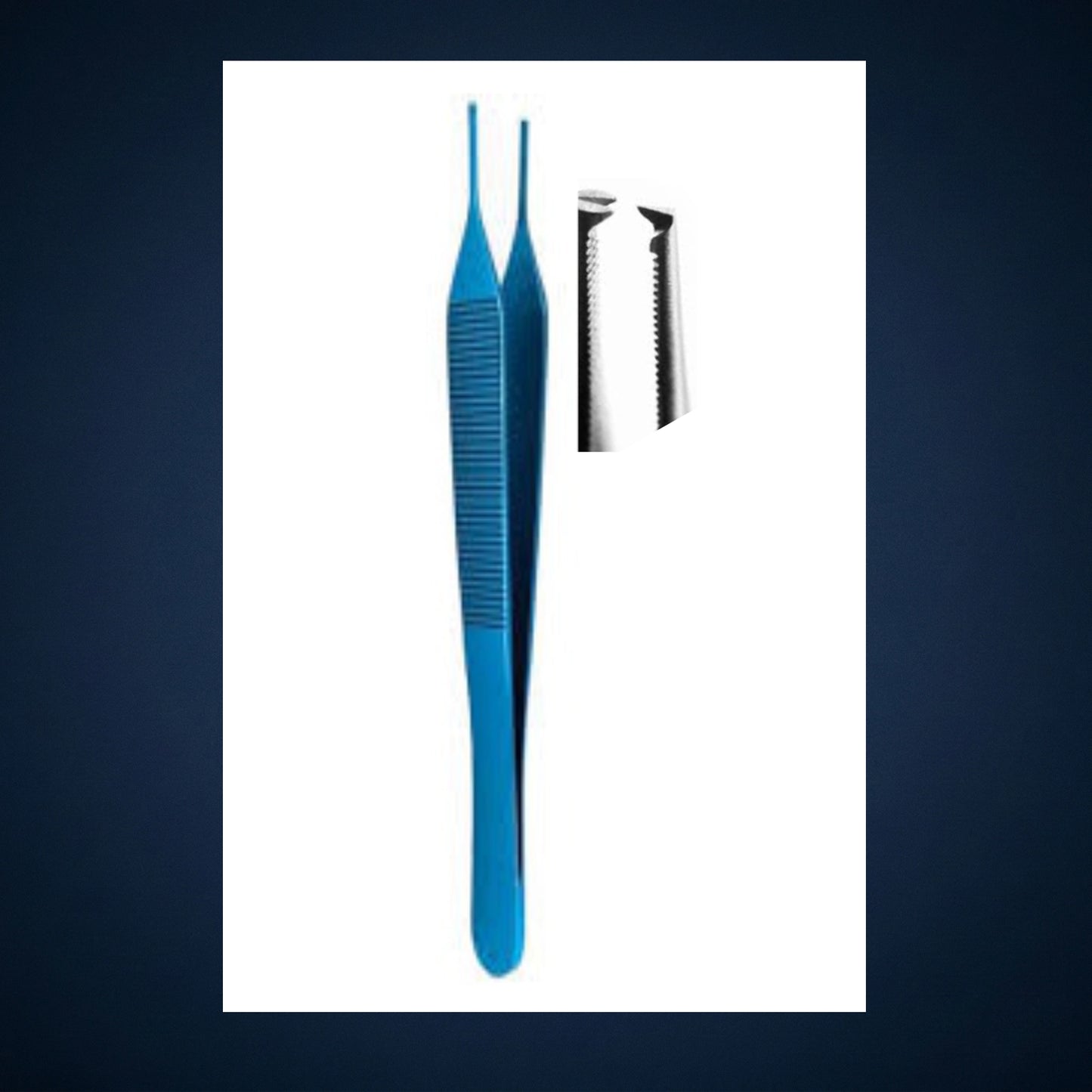 ET1002 / TITANIUM ADSON FORCE TOOTH 5.0 INCH LONG