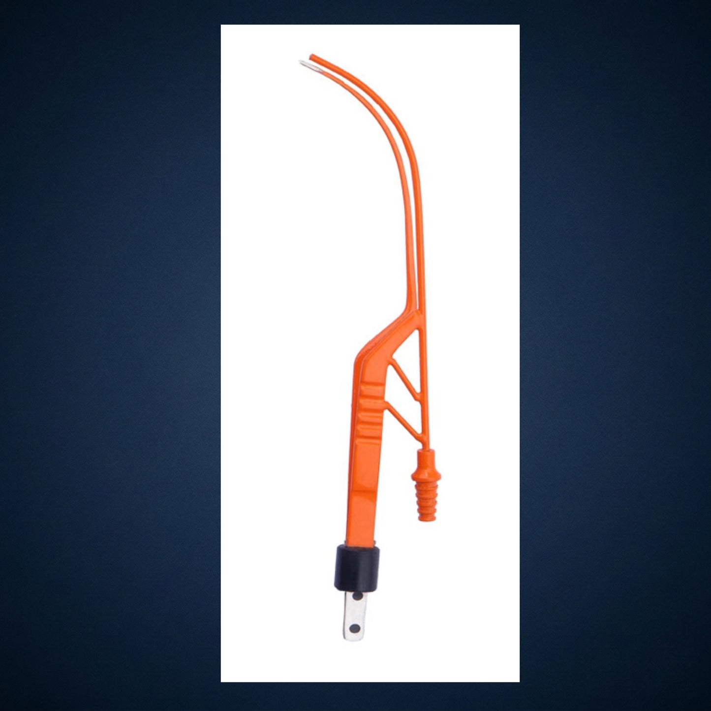 B4504G / BIOPOLAR FORCEP ADENOID BAYONET CURVED WITH SUCTION 22.0 CM LONG