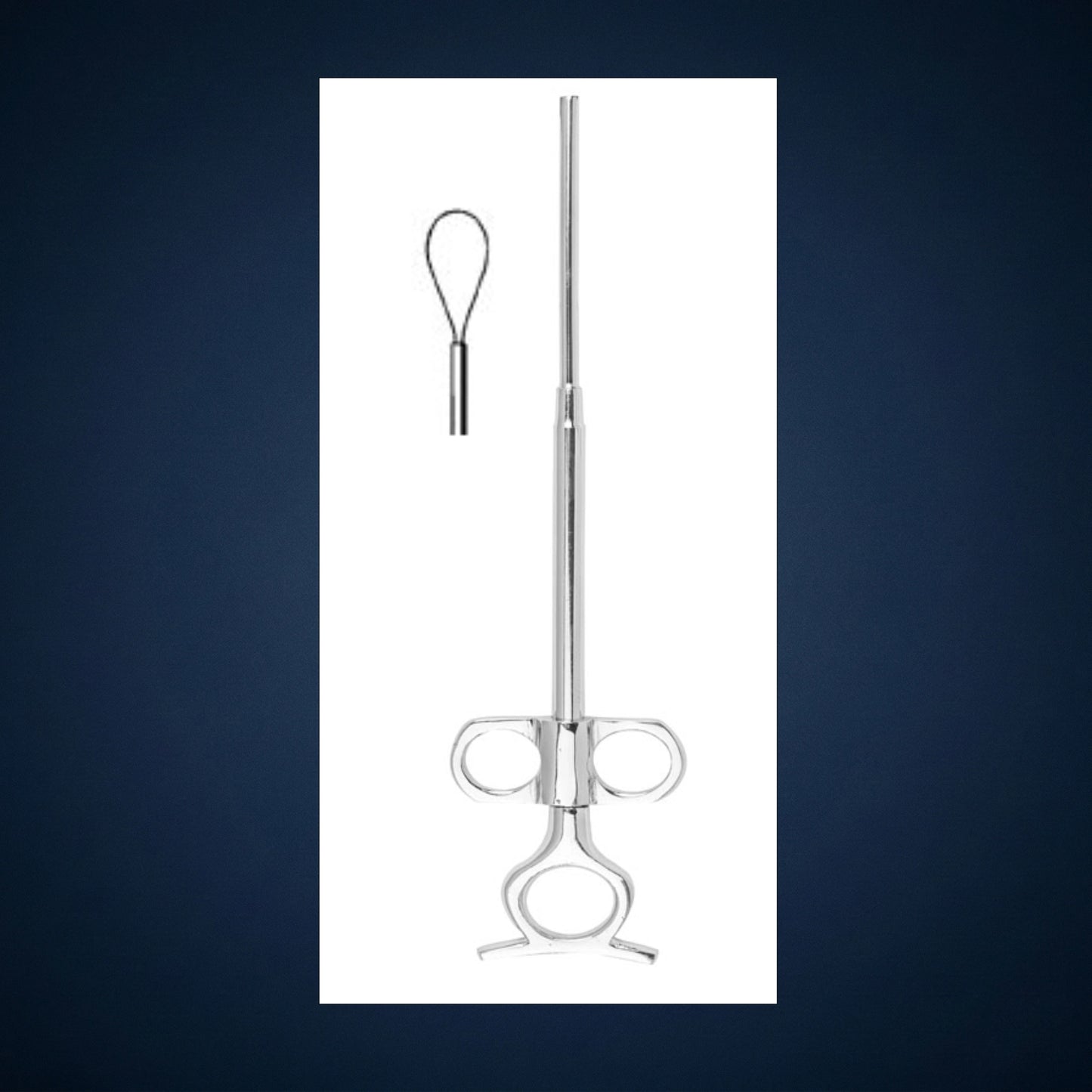 TH325 / TONSIL SNARE WITH WIRE EVES 10.5 INCH LONG / 23 GAGE