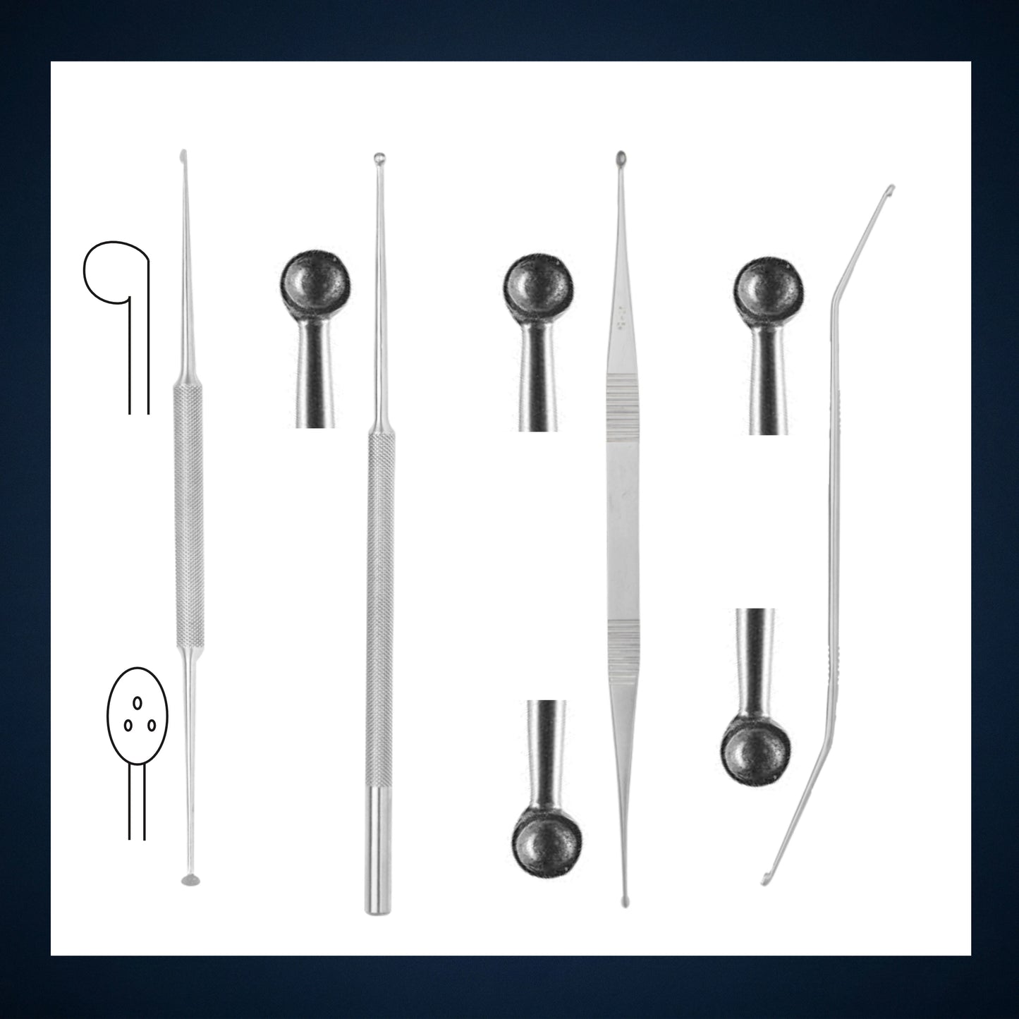 E1032 / MICRO EAR FLAG WITH CIRCULAR KNIFE