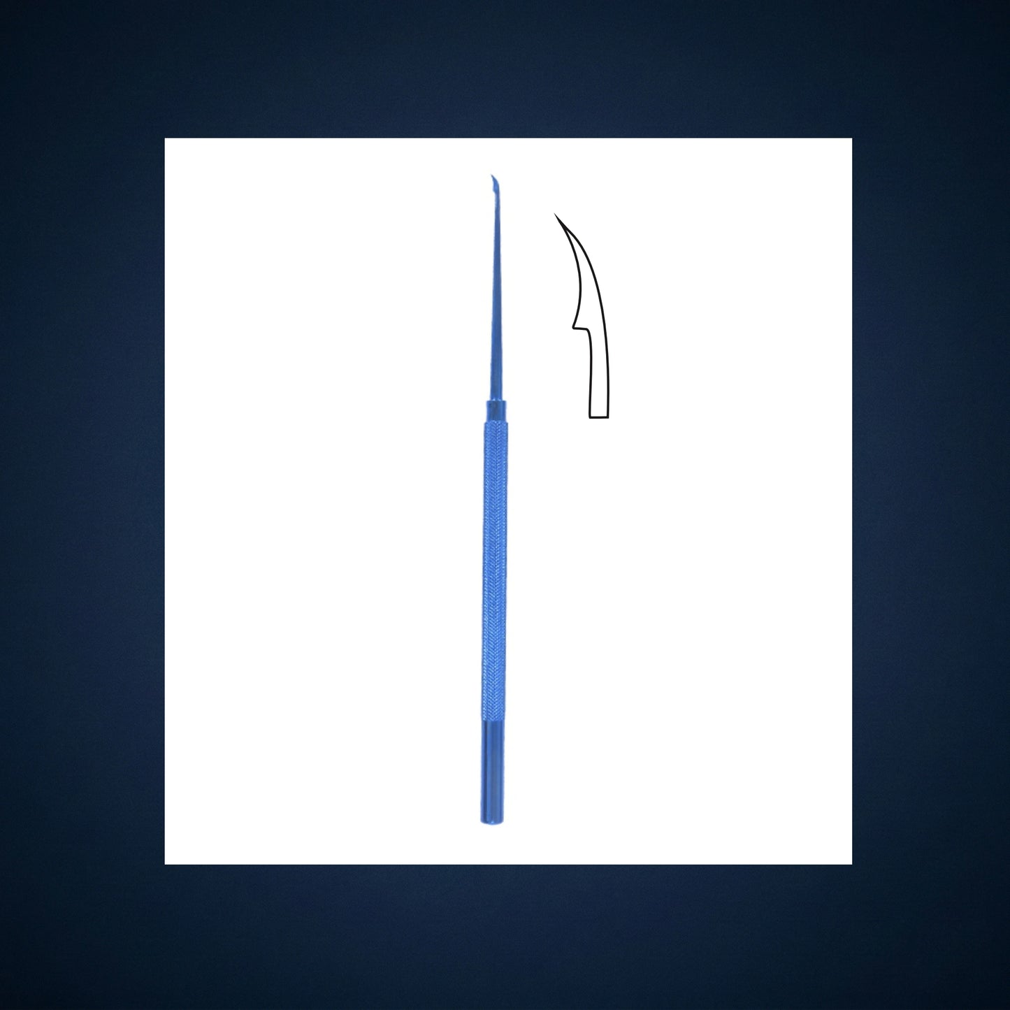 ET2237 / MICRO EAR SICKLE
KNIFE TITANIUM