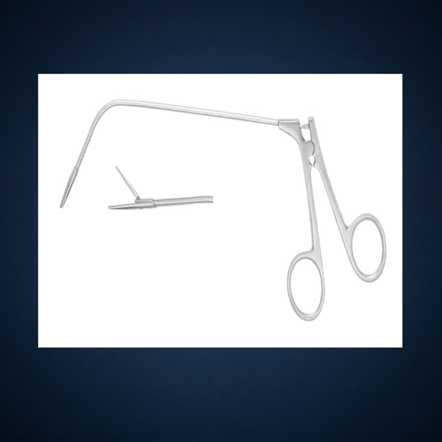 DOWN TURN FOREIGN BODY WITH SERRATION / FISH BONE FORCEP