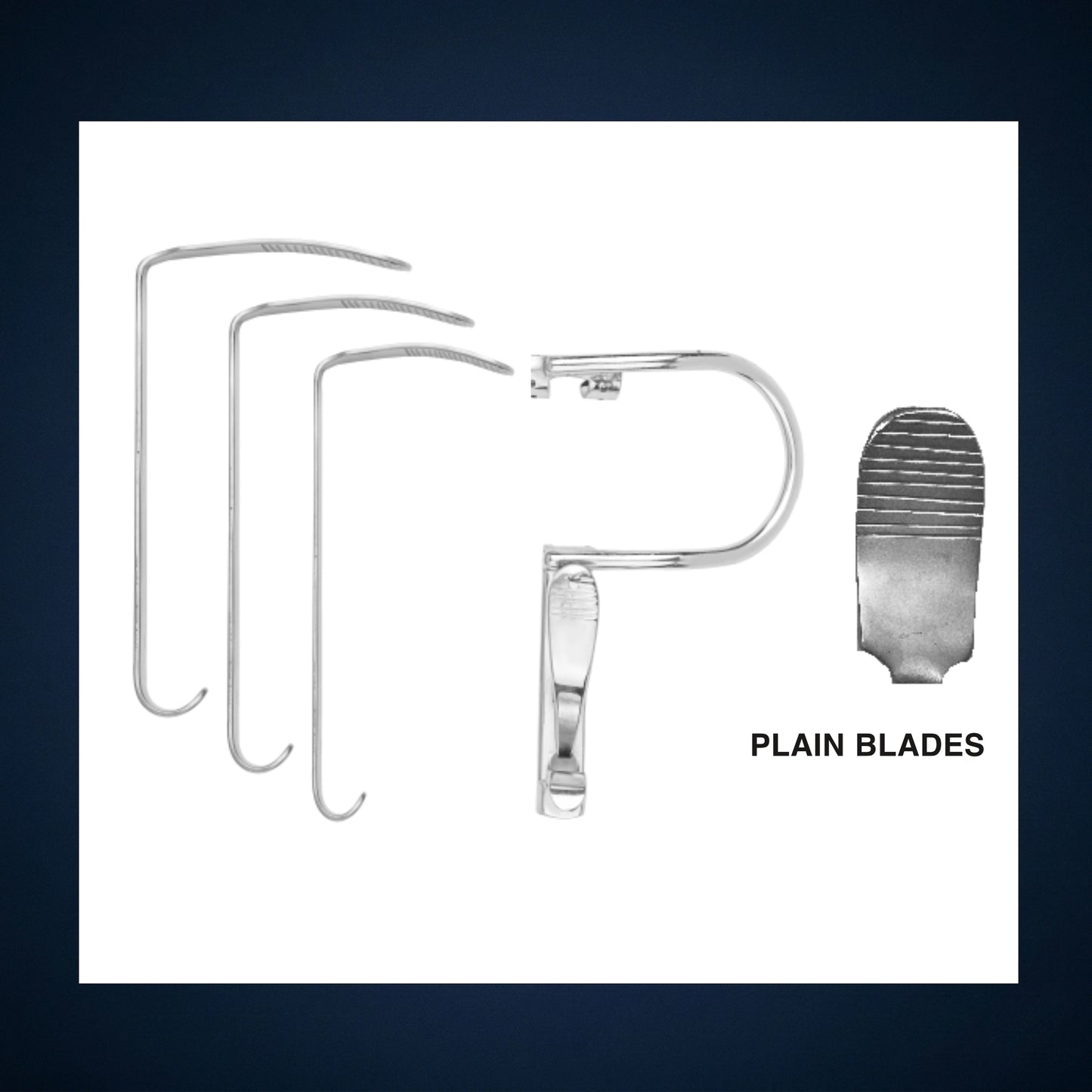 TH307 / DAVIS BOYLES MOUTH GAG WITH 3 BLADES PEDIATRIC PLAIN