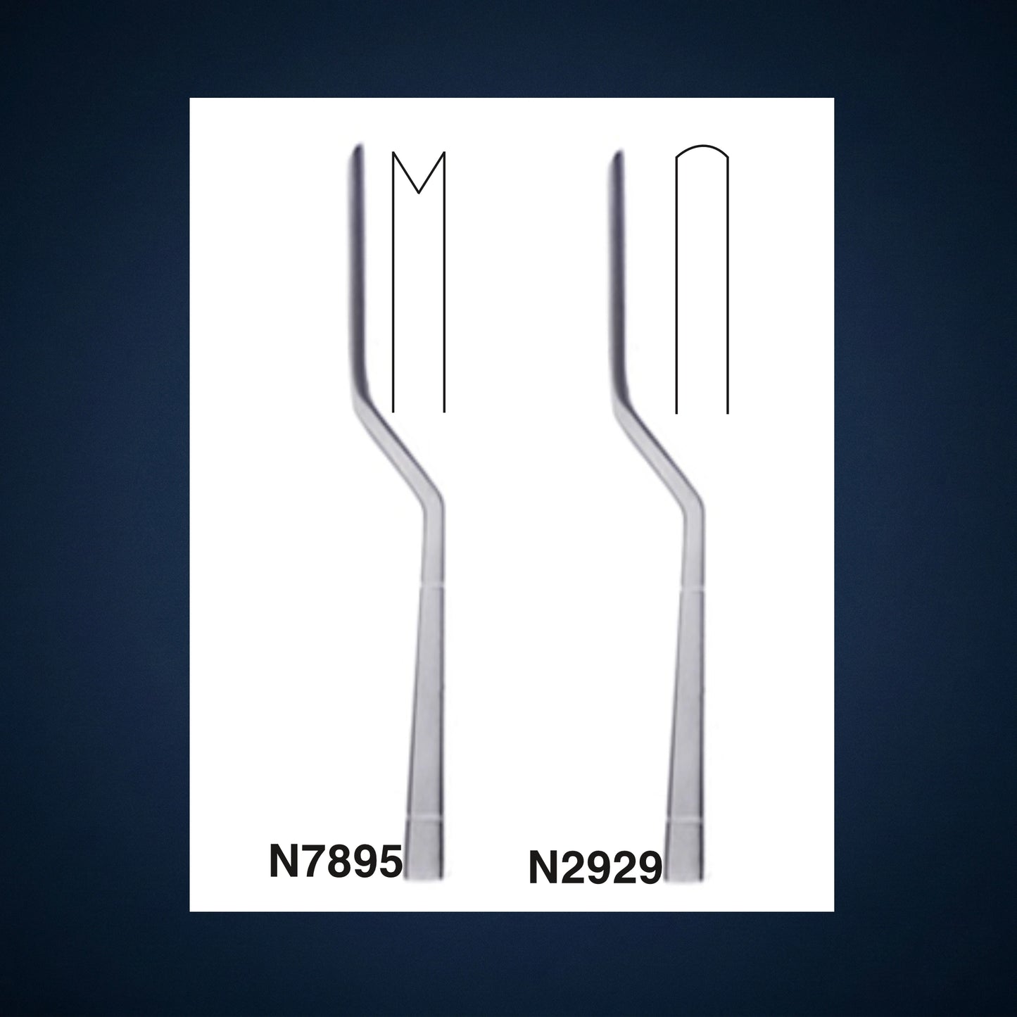 N7895 / KILLIANS BAYONET GOUGE 'V' SHAPE