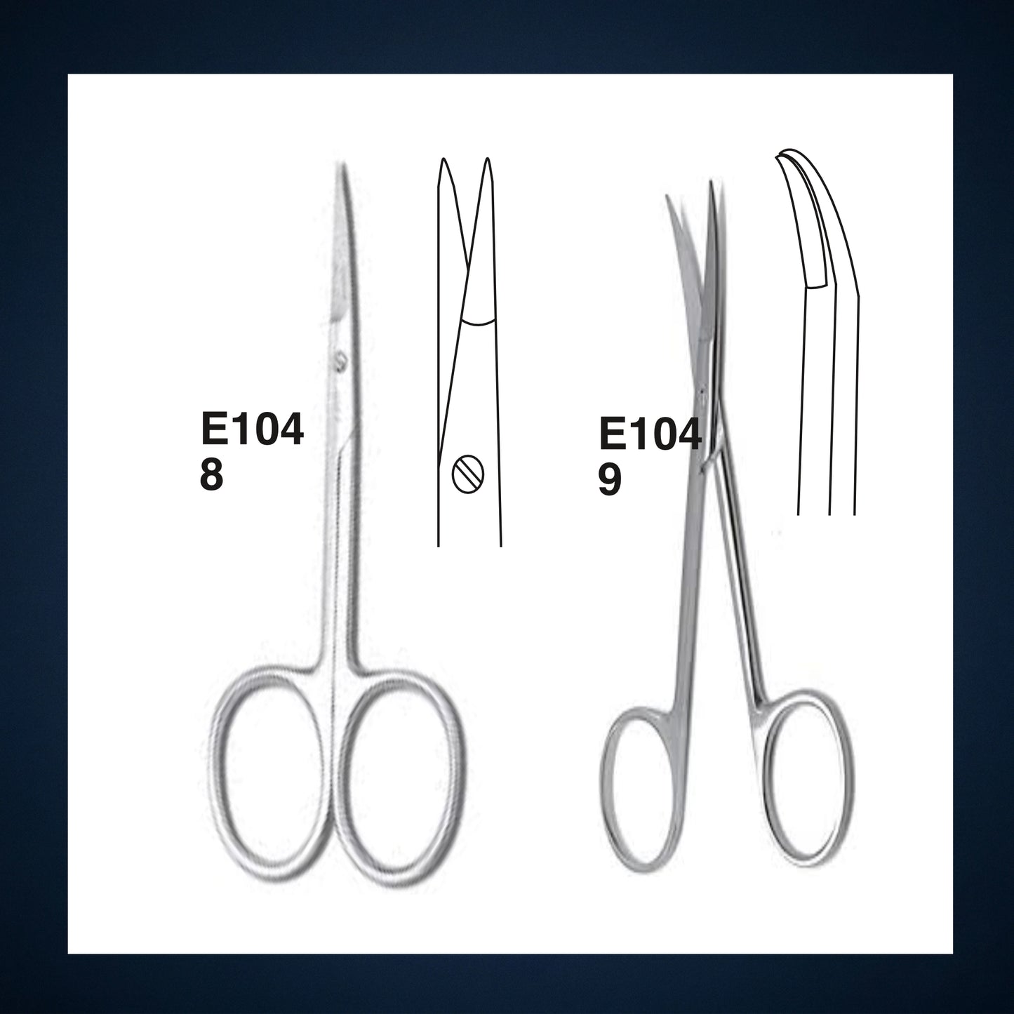 E1048 / FINE / GRAFT SCISSOR
4 .0 INCH STRAIGHT