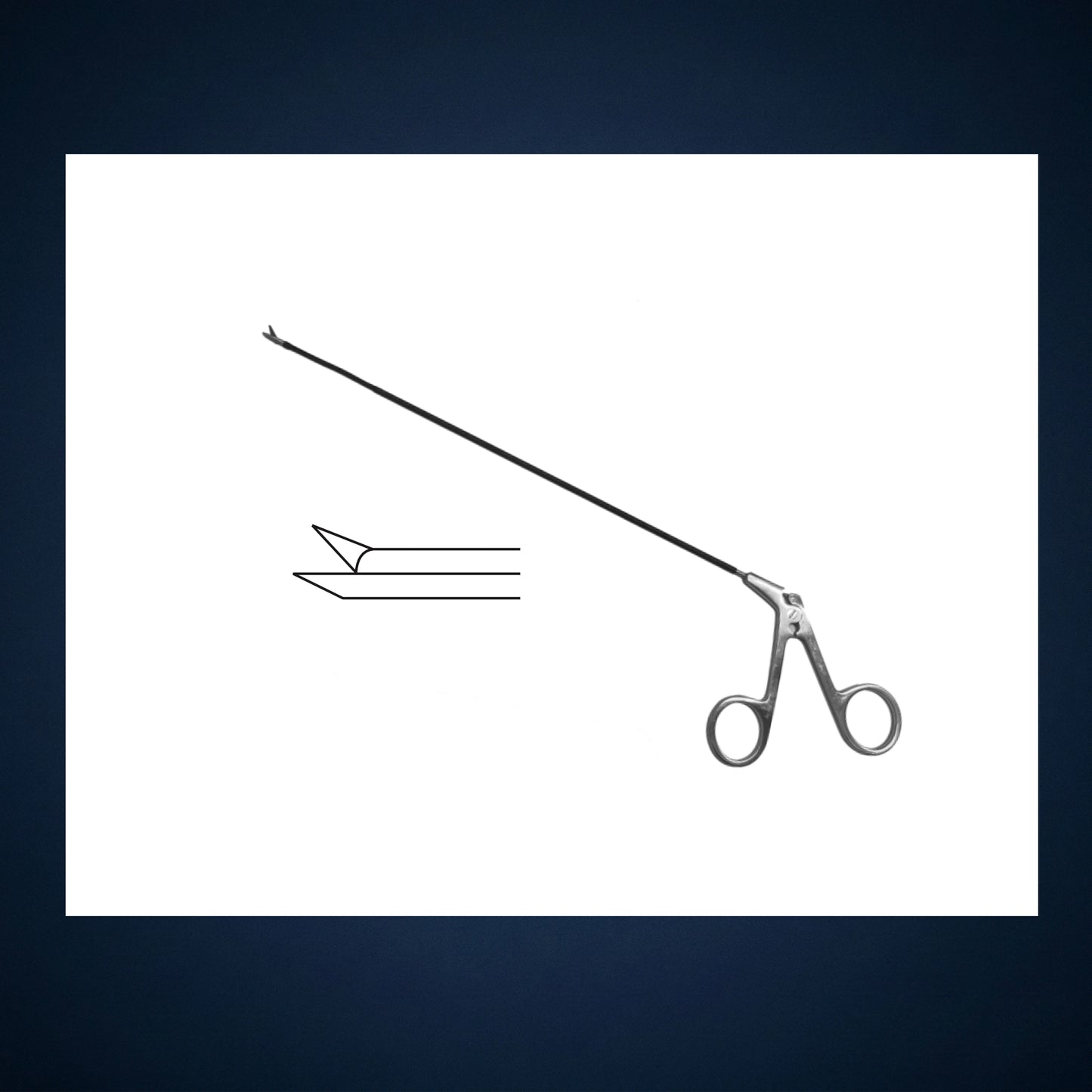 MICRO LARYNGEAL MALLEABLE SCISSOR / 10.0 INCH LONG