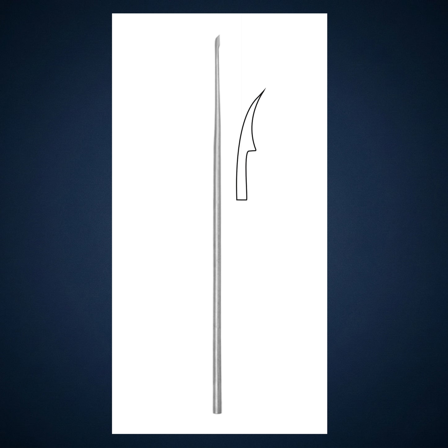 M6758 / MICRO LARYNGEAL
SICKLE KNIFE 23.0 CM LONG