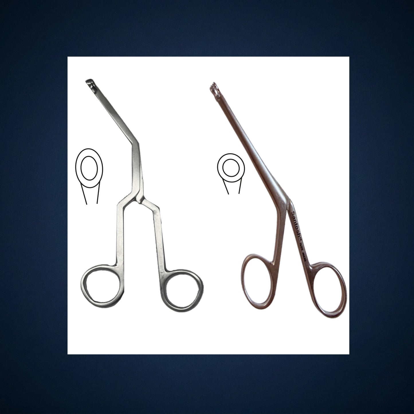 LUCS FORCEPS / SEPTUM CUTTING OVAL AND ROUND SHAPE