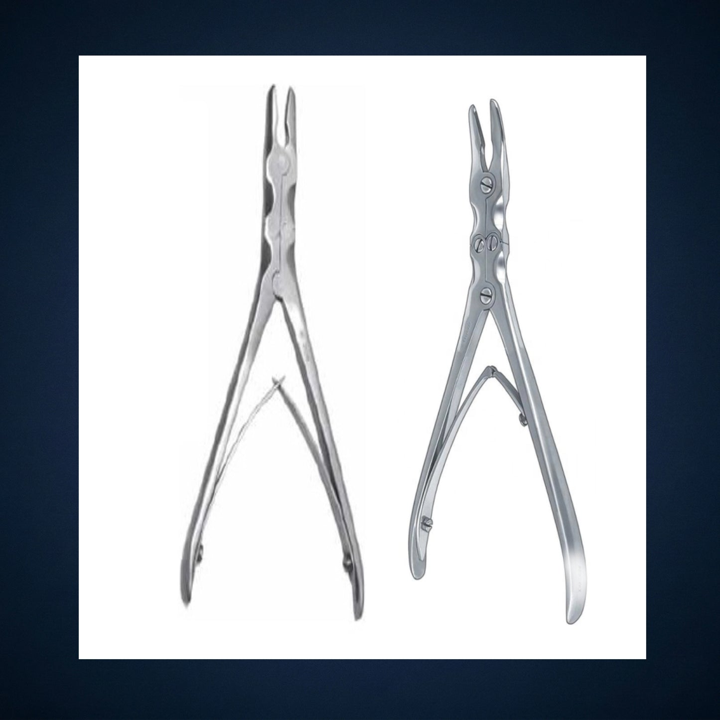 RH4789C / BONE NIBBLER / ROUNGUER 7.0 INCH STRAIGHT LONG