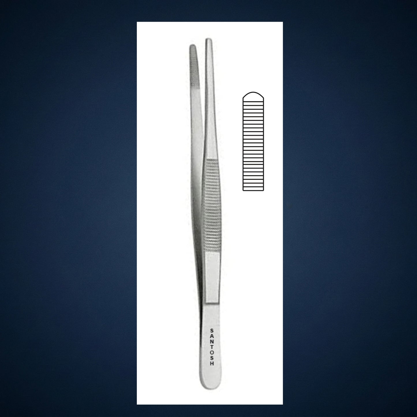 GI223 / DISSECTING FORCEPS PLAIN 6.0 INCH LONG