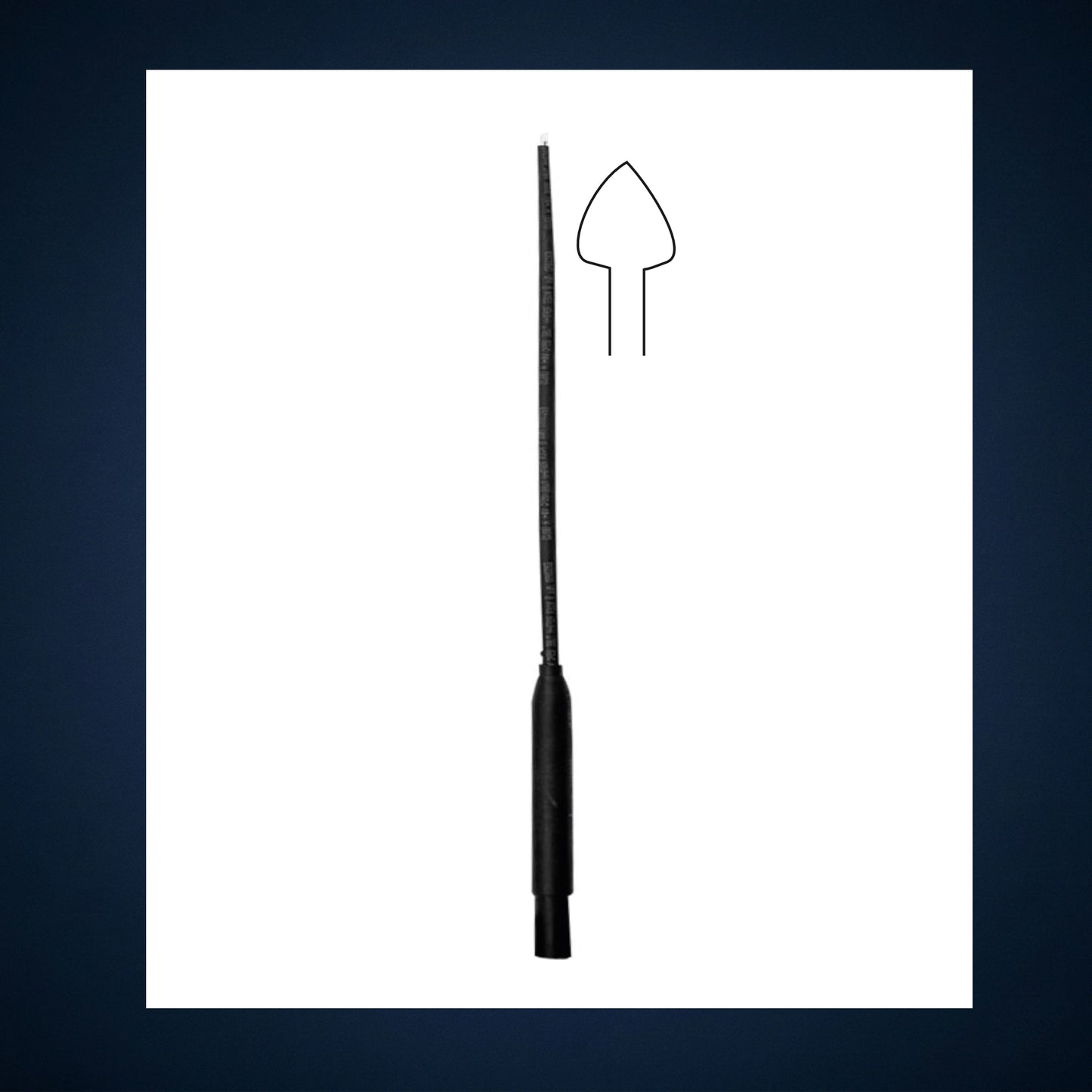 M33C1 / MICRO LARYNGEAL CAU TRIGULAR KNIFE 34.0 CM LONG