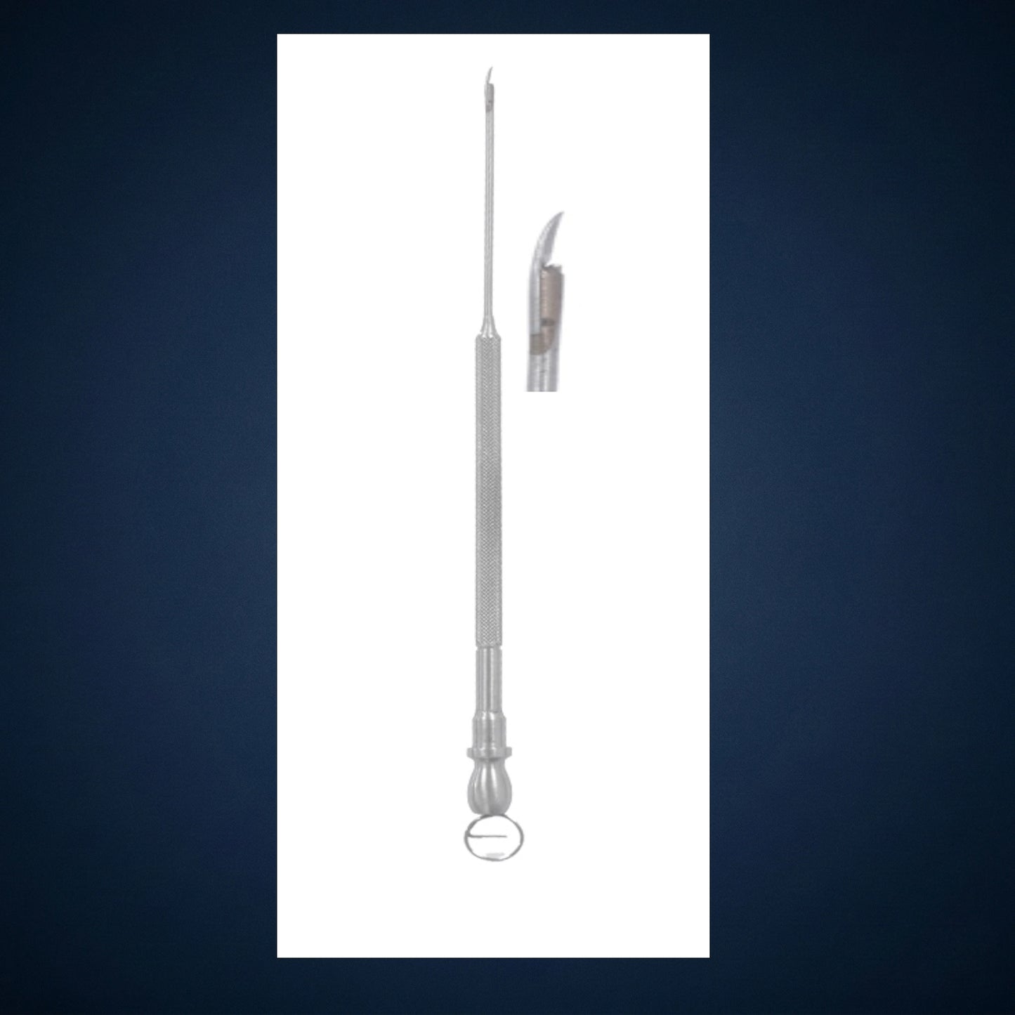 FS171 / FESS SUCTION WITH SICKLE KNIFE 21.0 CM LONG / 8.0 MM