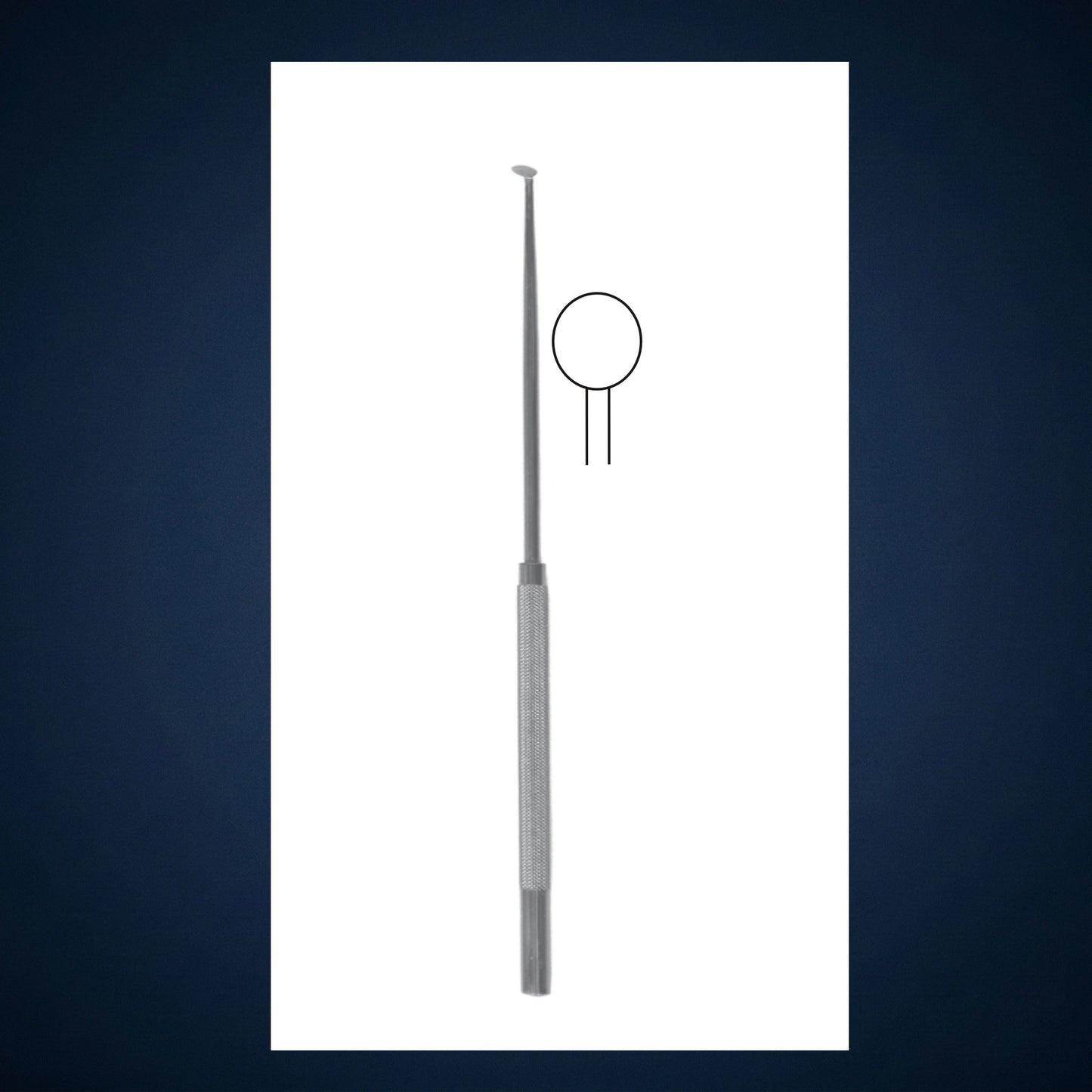 F7210 / FESS CIRCULAR KNIFE 21.5 CM LONG STRAIGHT / 5.0 MM