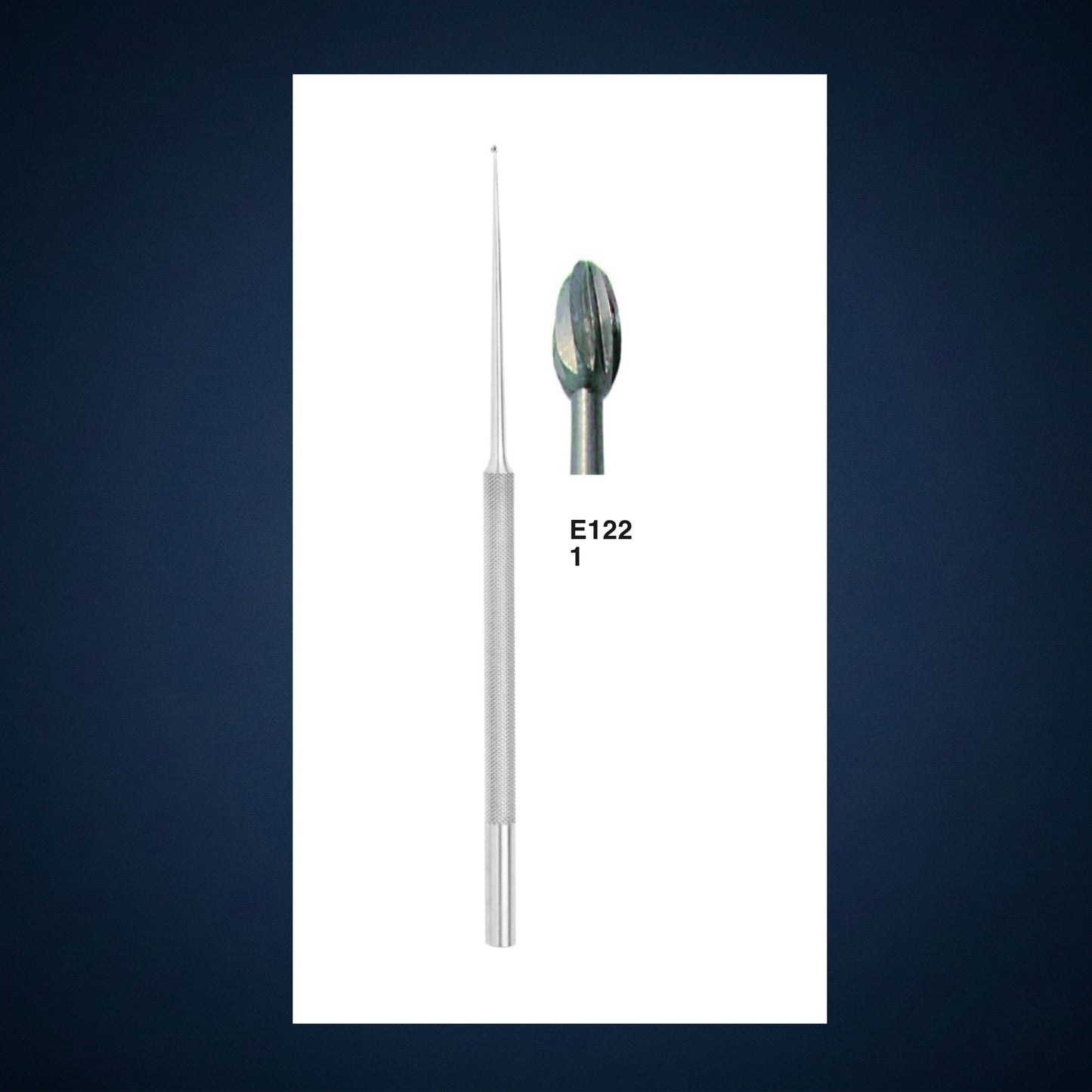 E1221 / MICRO EAR STAPES LARKINS HAND BURR