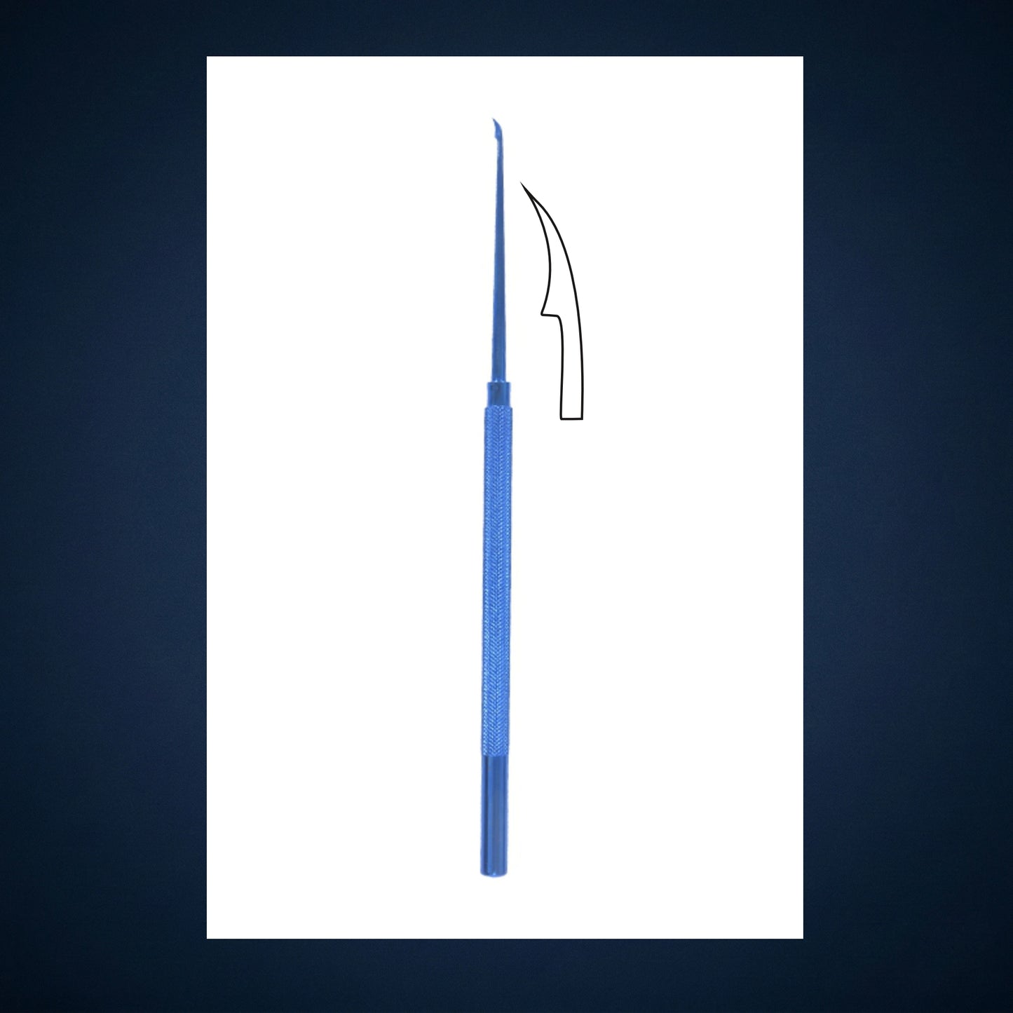ET2237 / MICRO EAR SICKLE KNIFE TITANIUM