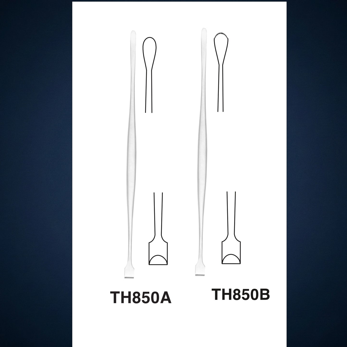 TH850A / TONSIL DISSECTOR & PILLAR RETRACTOR PLAIN 21.05 CM LONG