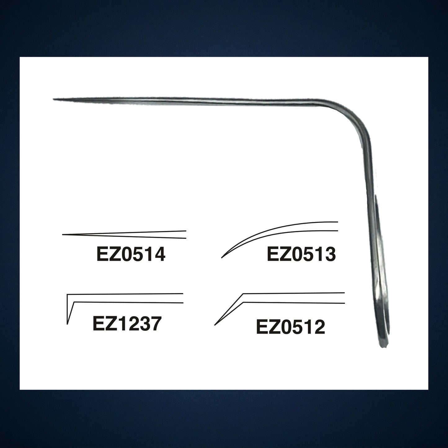 EZ0514 / ZOLLNER PICK KNIFE STRAIGHT / 8.0 CM LONG