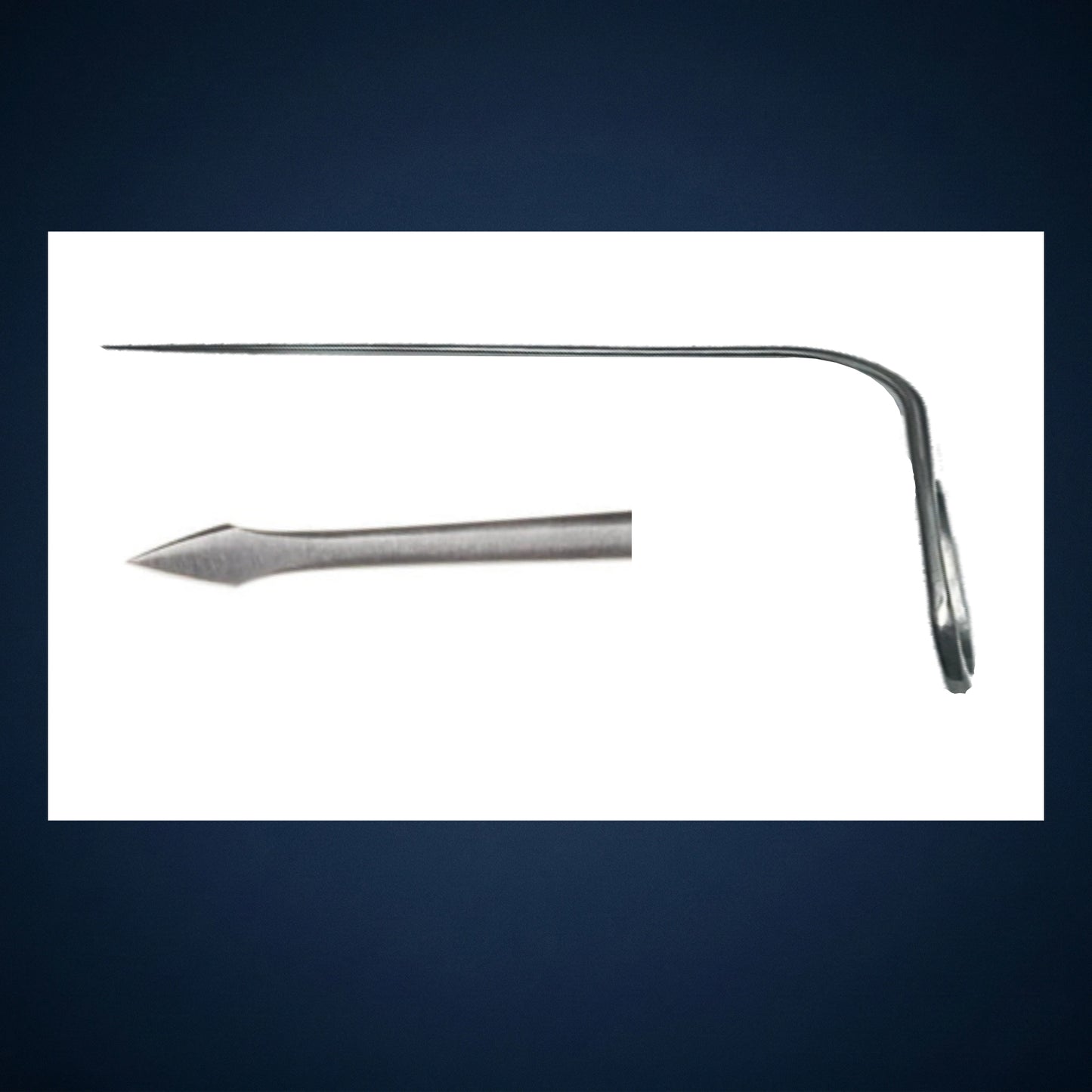 EZ2250 / ZOLLNER ARROWHED TRIGULAR / NEEDLE SPEAR POINTED FINE CURVED