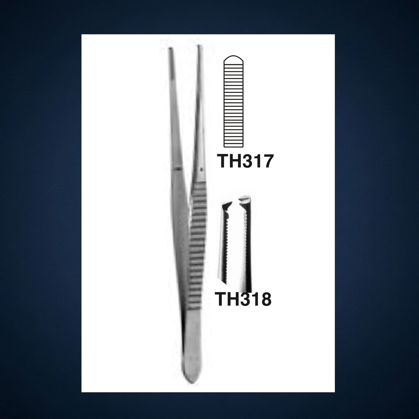 TONSIL DISSECTION WAUGH FORCEP 8"