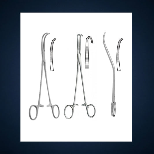 TH312 / TONSIL ARTERY FORCEP BIRKETTES CURVED 8.0 INCH LONG