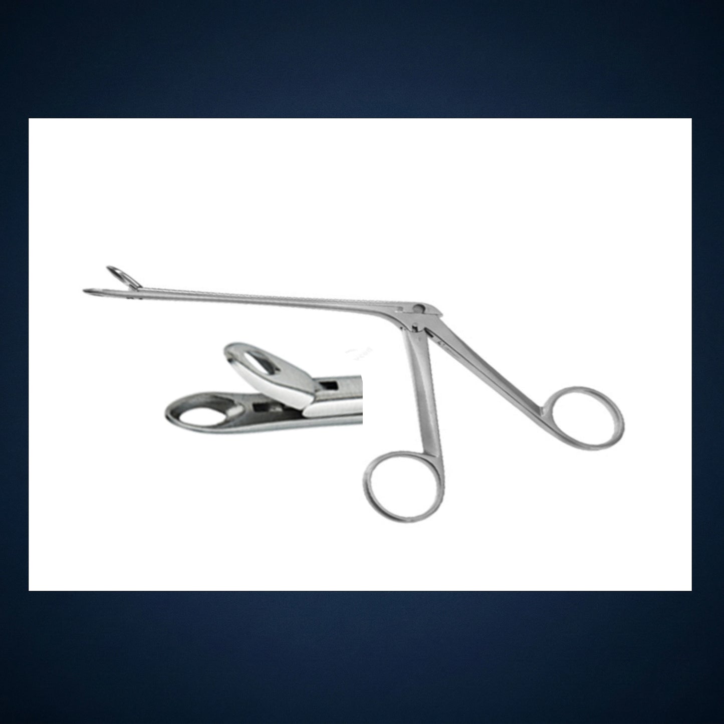 FI956A / HANKLE FORCEP STRAIGHT 13.0 CM LONG / 3.0 MM