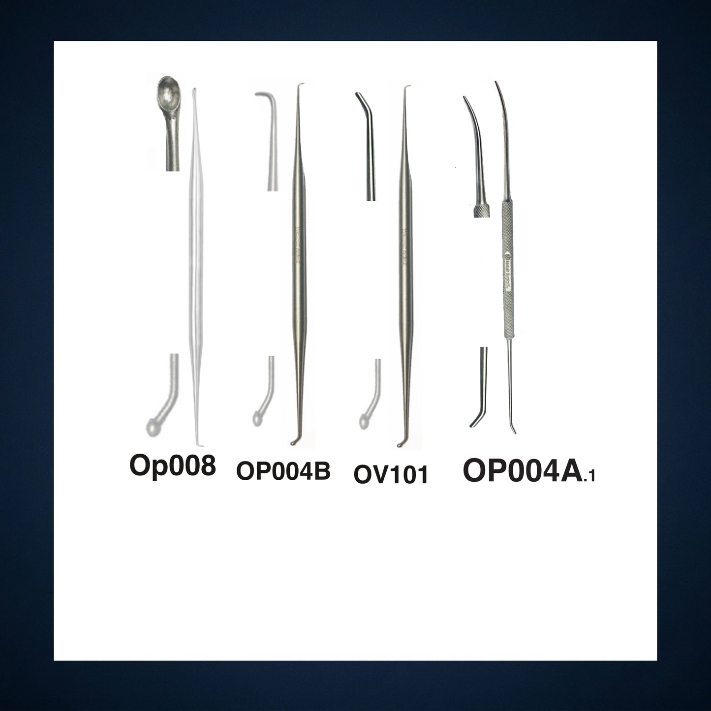 Op008 / EAR VECTISE FOREIGN BODY SCOOP WITH BALL 7.0 INCH LONG