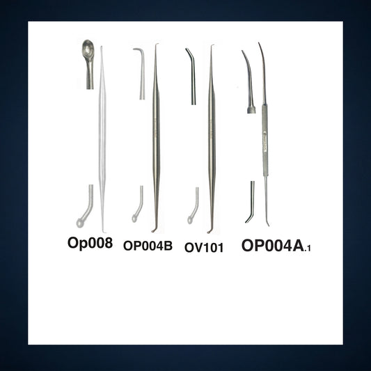 Op008 / EAR VECTISE FOREIGN BODY SCOOP WITH BALL 7.0 INCH LONG