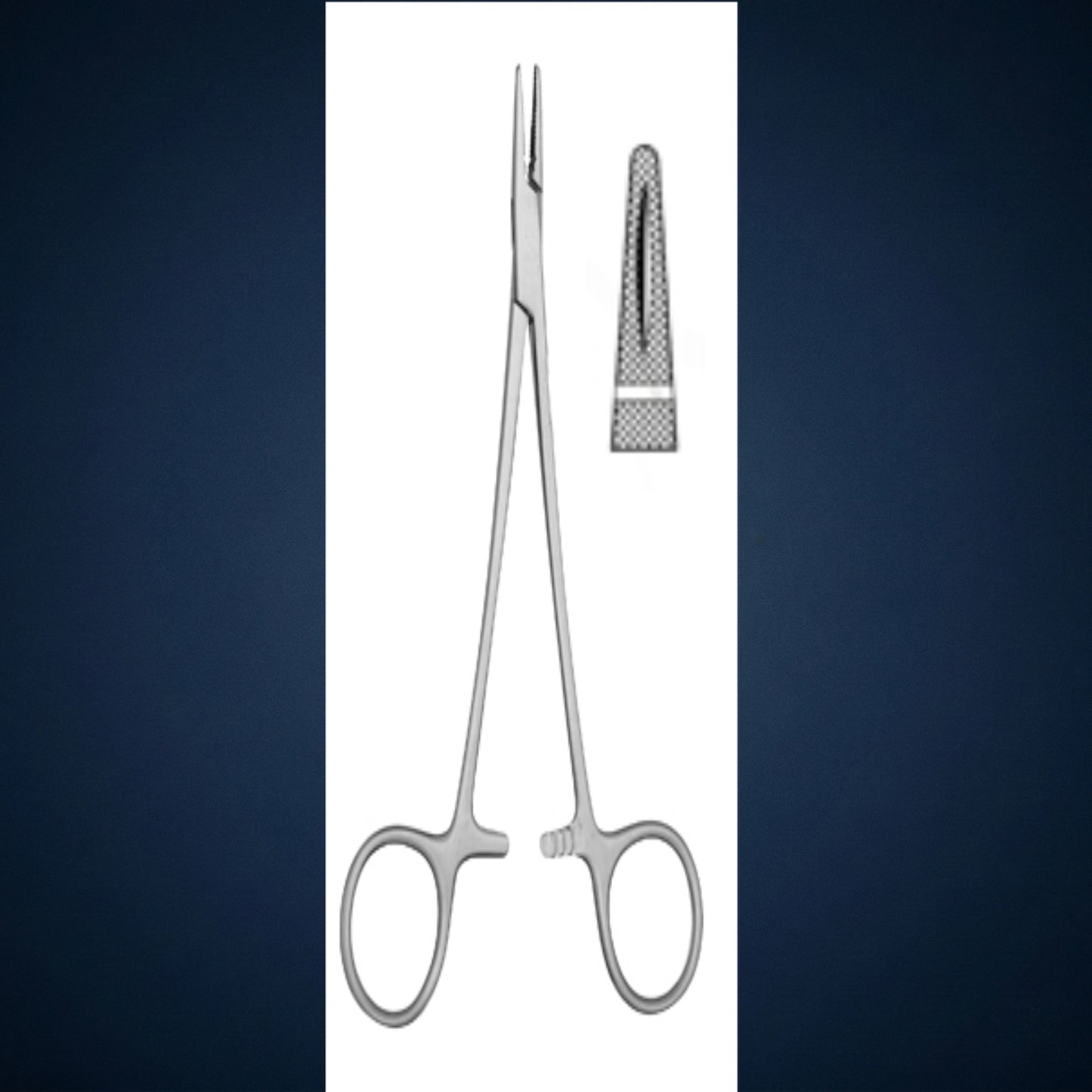 TH327 / TONSIL NEEDLE HOLDER 8.0 INCH LONG