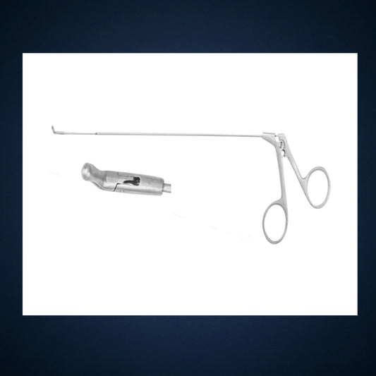 M2024F / MICRO LARYNGEAL CUP FORCEPS UPTURN / 10.0 INCH LONG / 1.0MM