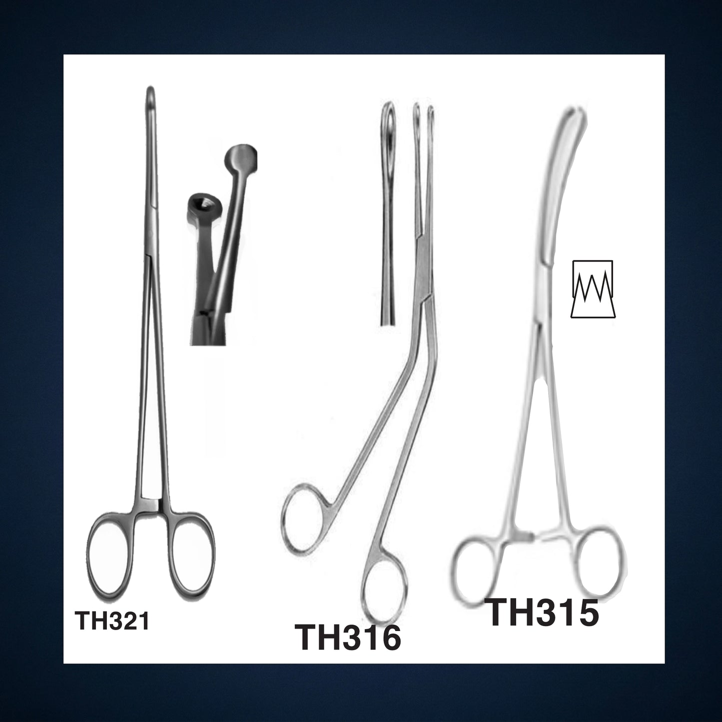 TH321 / TONSIL MMUCKS BUTTON FORCEPS 8.0 INCH LONG
