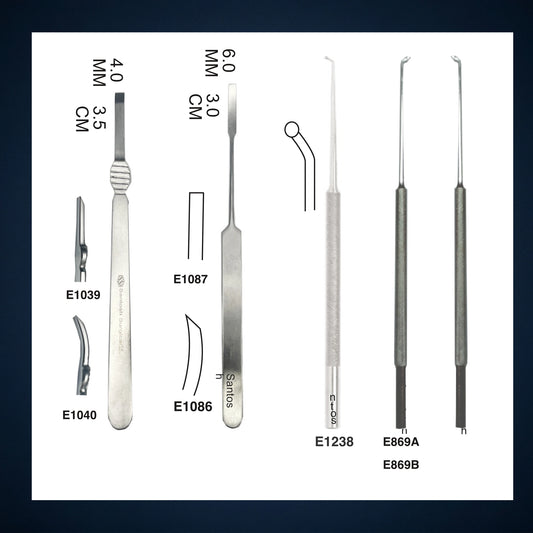 E1043 / MICRO EAR BEALS / GRAFT REPOSITORY ELEVATORS FINE 5.0 MM / 16.0 CM LONG