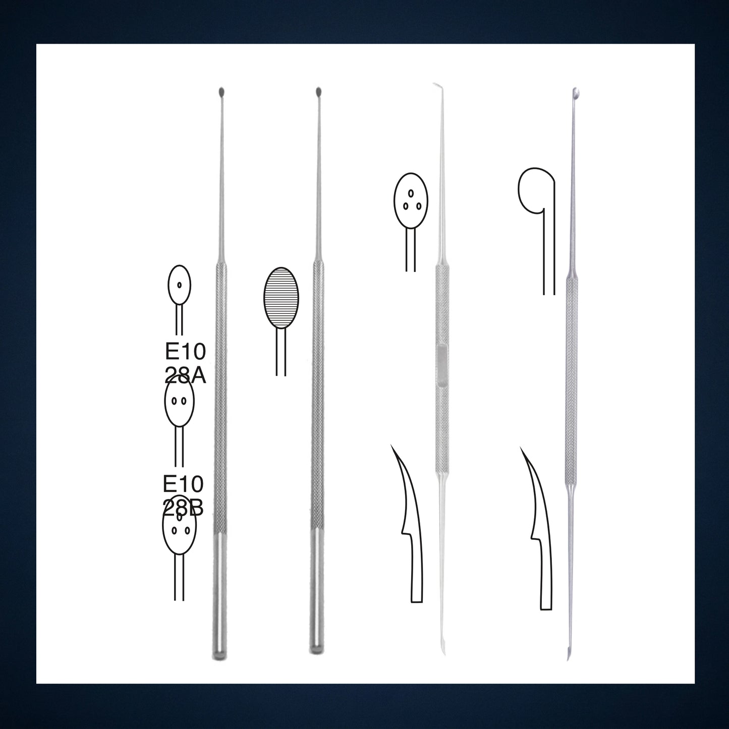 E1028 / MICRO EAR CIRCULAR KNIFE WITH PERFORATIONS
