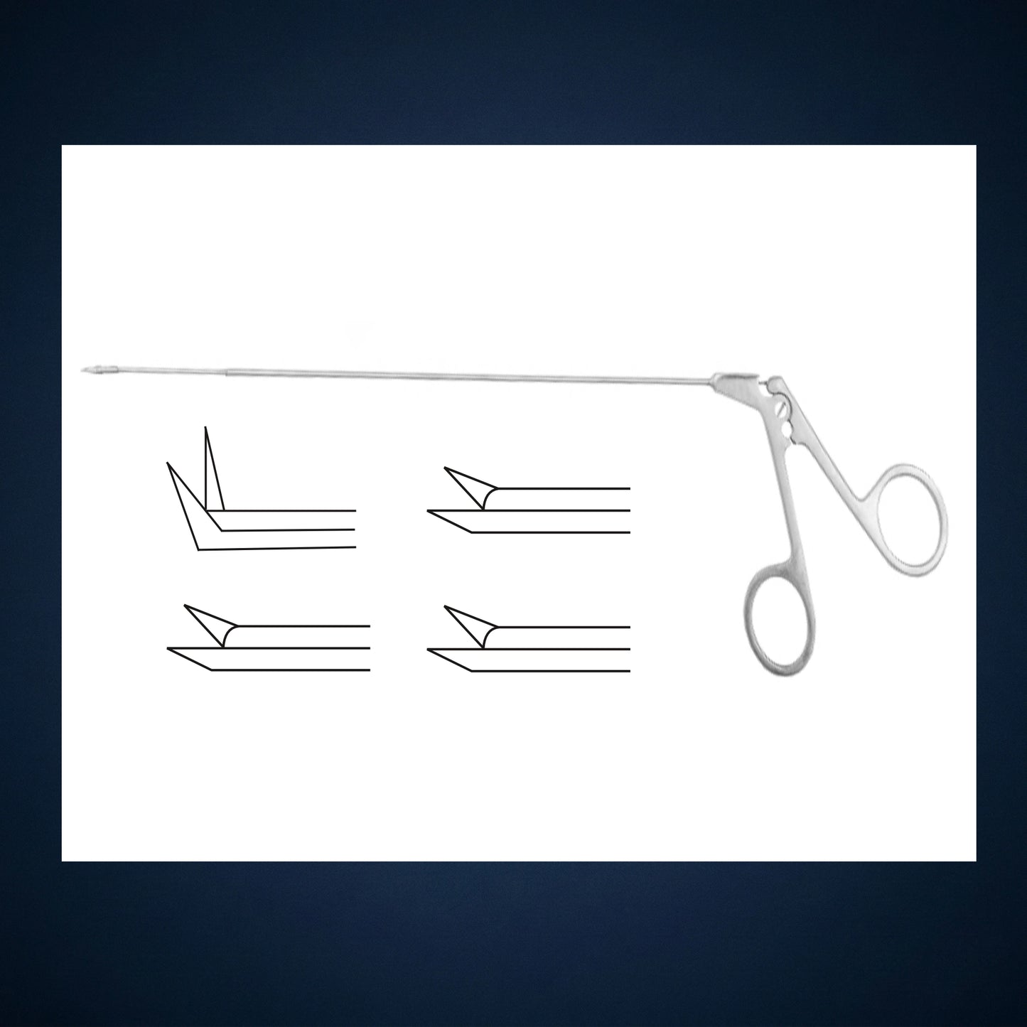 MICRO LARYNGEAL SCISSOR / / 22.0 CM LONG / 1.0 MM