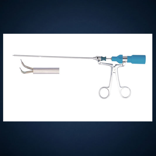 B4502A / DR.NISHIT SHAH BIOPOLAR FORCEP WITH SUCTION VERTICAL 34 CM LONG / TIP 2.0 CM