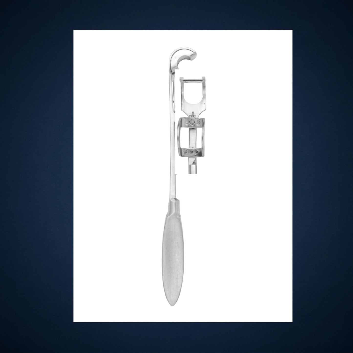 TH301 / ADENOID CURETTE WITH CAGE GAUGE METAL HANDLE