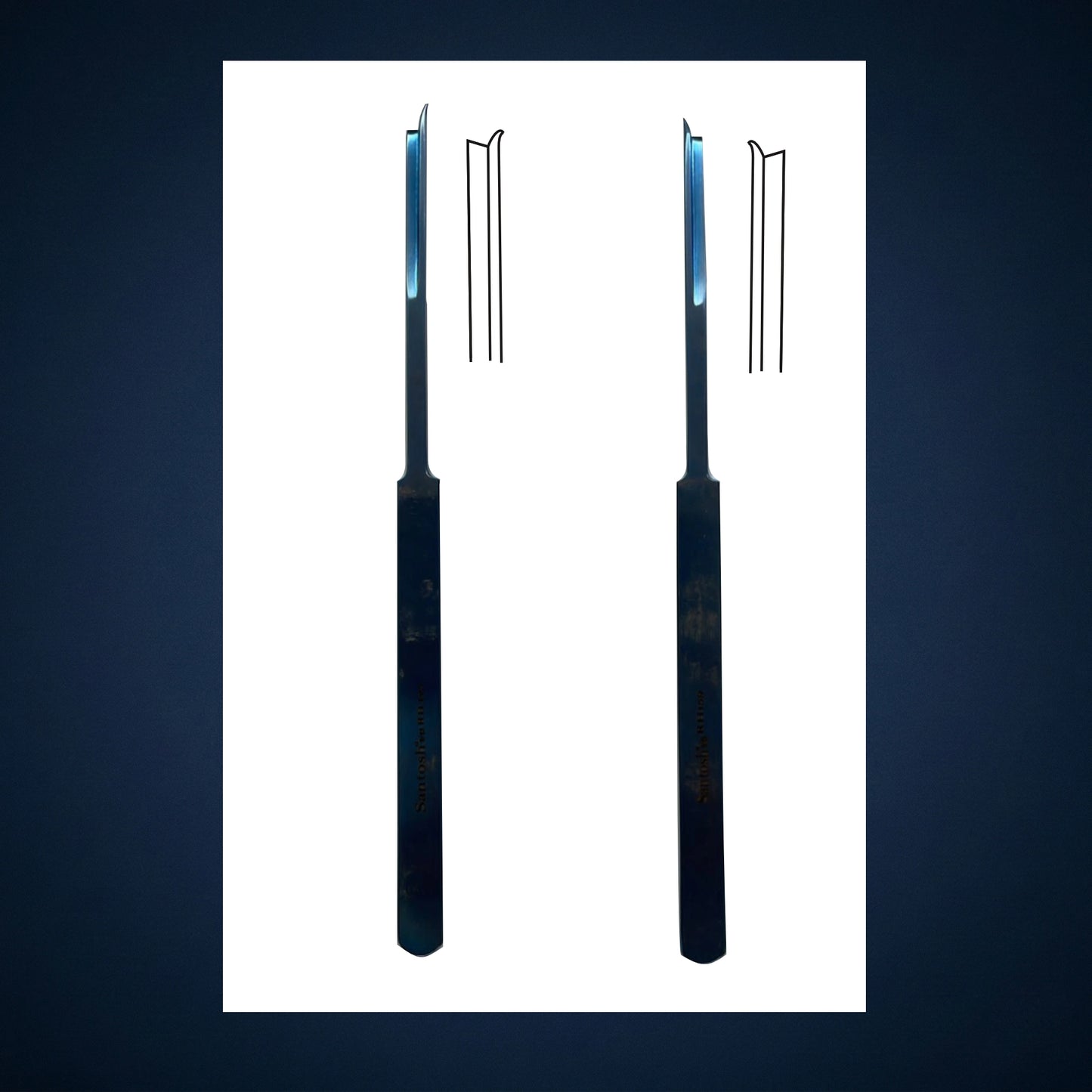 SILVER CHISEL TITANIUM