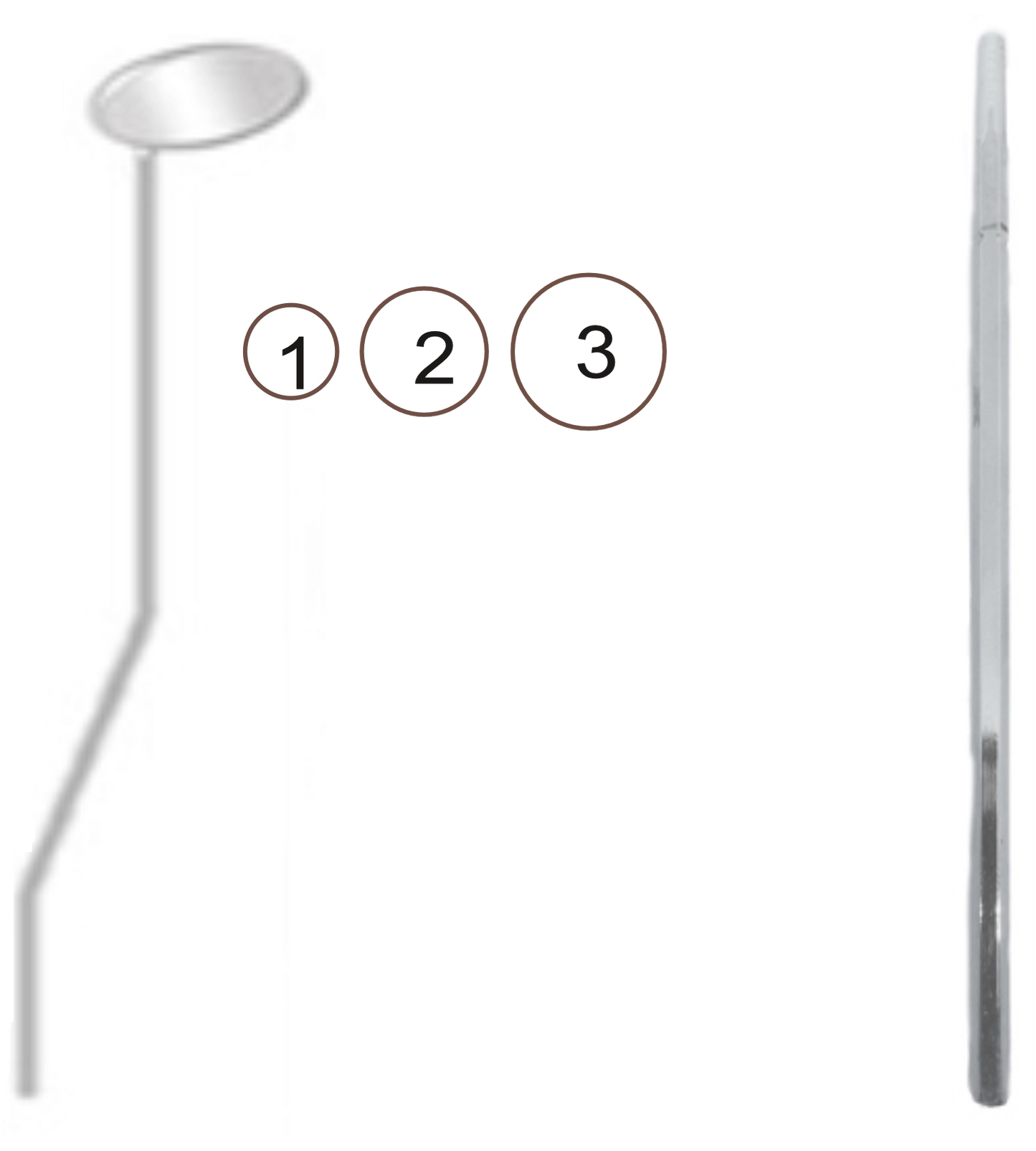 OP4587 / POSTERIOR RHINOSCOPY
MIRROR / P.R.S.MIRROR