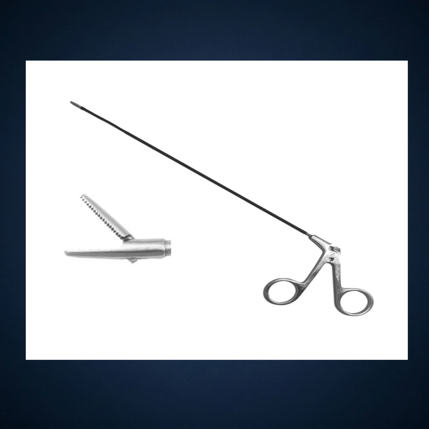 MICRO LARYNGEAL MALLEABLE ALIGATOR / 10.0 INCH LONG / 6.0 MM
