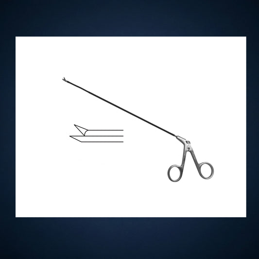 MICRO LARYNGEAL MALLEABLE SCISSOR / 10.0 INCH LONG
