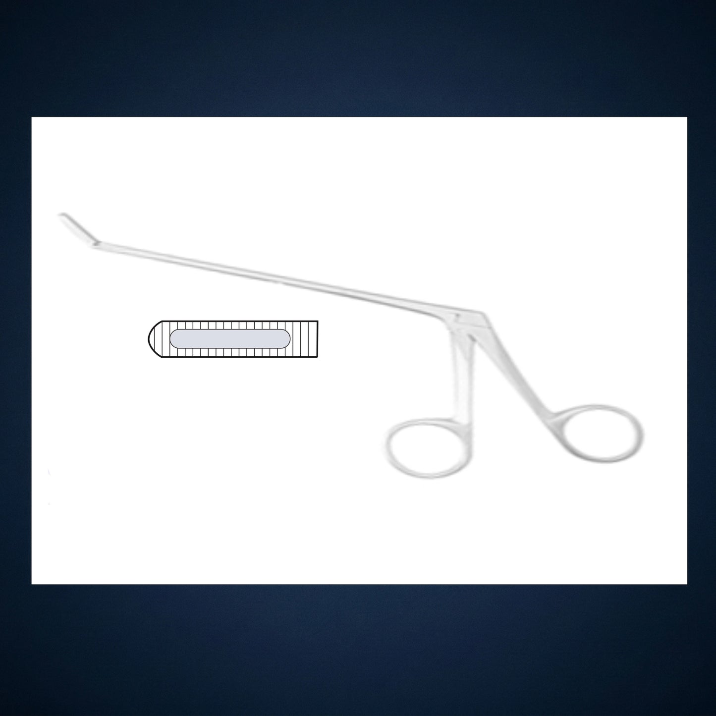 F7123A / MAXILLARY NAVLAKHE UPTURN FORCEPS 45 DEGREE 5.0 INCH LONG / 1.0 INCH