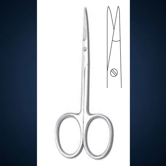 Gi1048 / 4.0" SCISSOR STRAIGHT / MAYO SCISSORS BLUNT