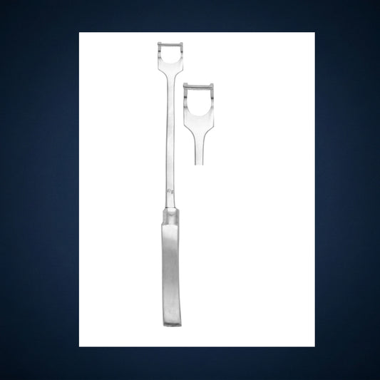 TH302 / ADENOID CURRETTE WITHOUT CAGE PLAIN TYPE METAL HANDLE