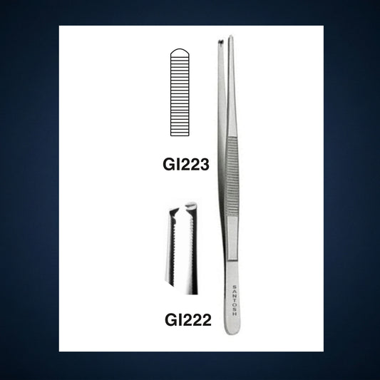 G1223 / DISSECTING FORCEPS PLAIN 6.0 INCH LONG