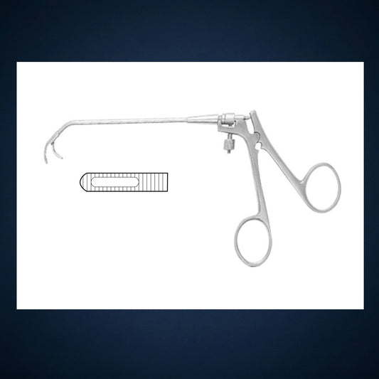 F7217D / MAXILLARY ANTRUM GRASPING ROTATING FORCEPS 16.05 CM LONG / 3 MM