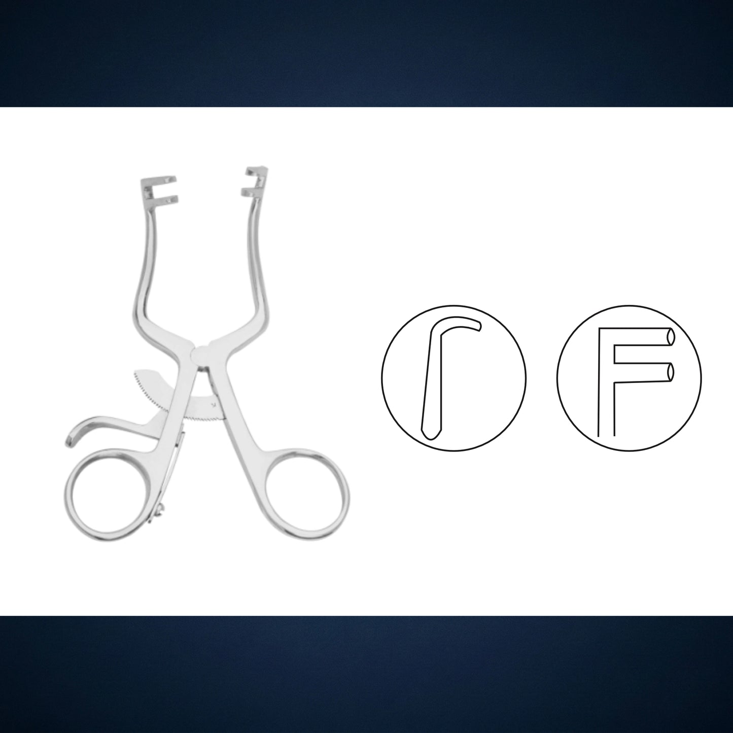 E1058 / MASTOID / WULLESTEIN
RETRACTOR 2 X 2 PRONGS