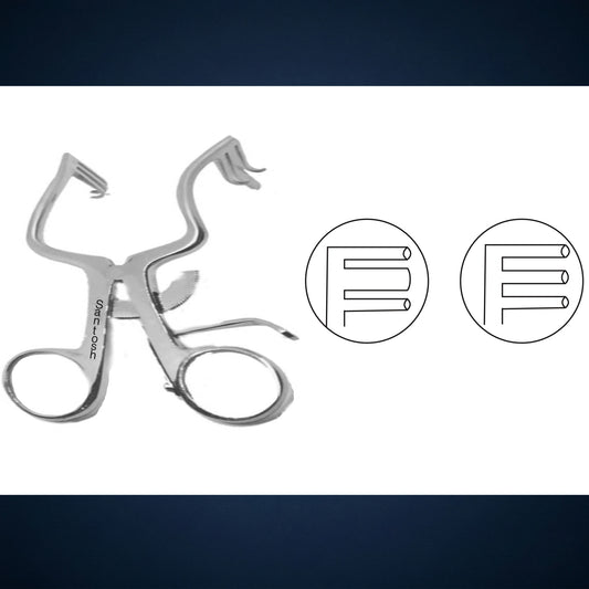 E1063 / MASTOID / WULLESTEIN RETRACTOR 3 X LEFT BLADES