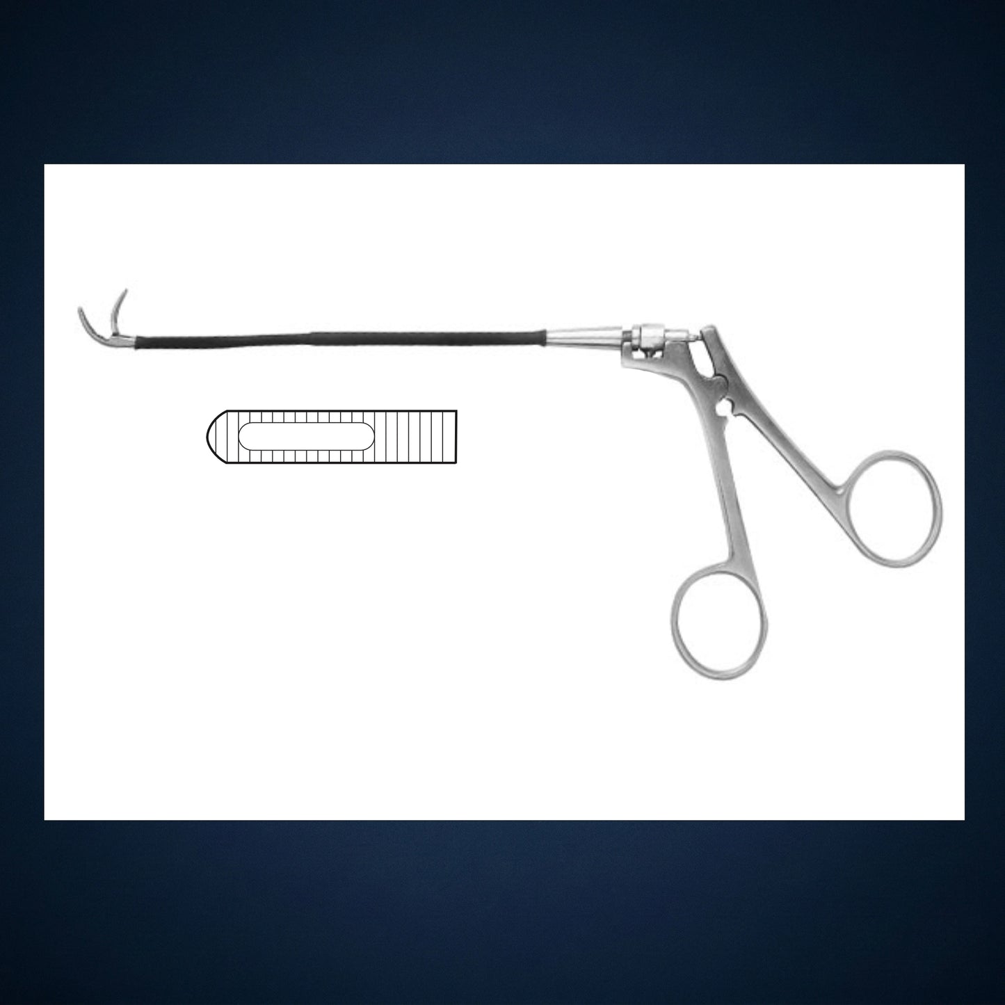 F7213D / MAXILLARY MALLEABLE FORCEPS 18.00 CM / 3.0 MM UPTURN