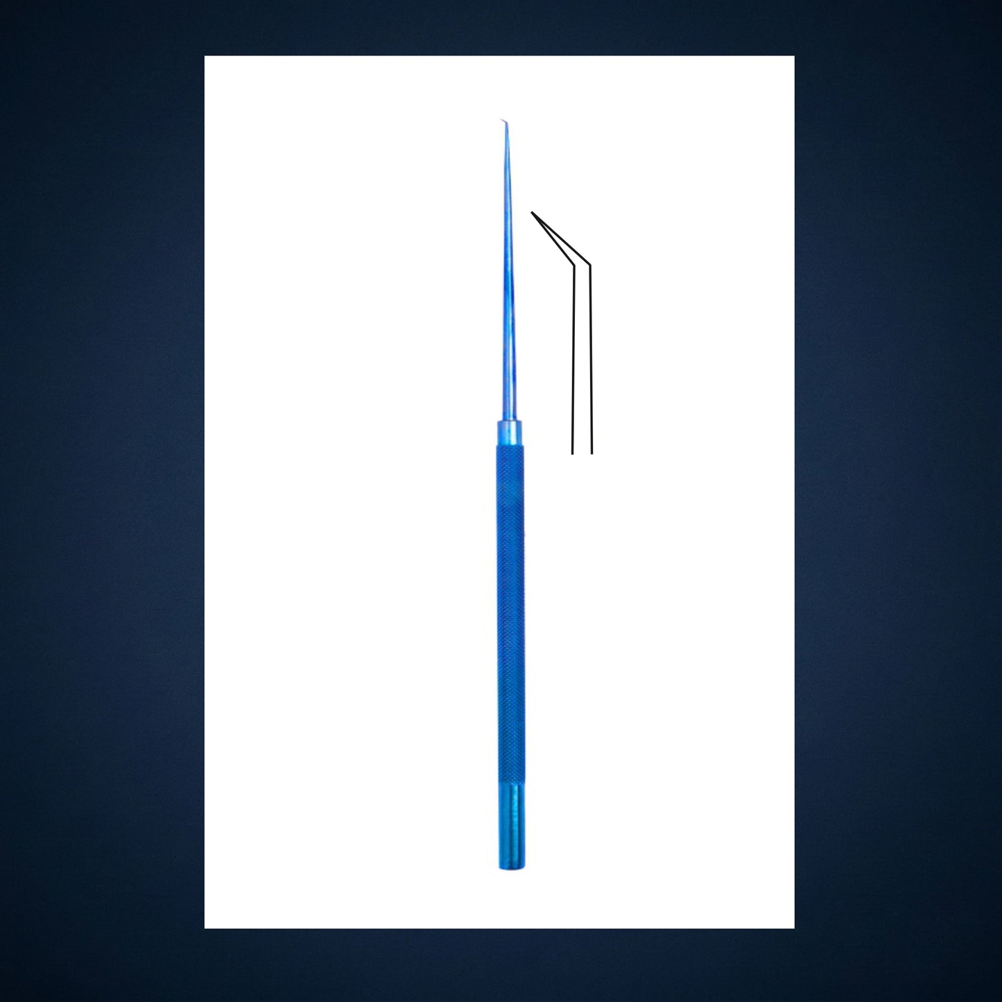ET2242C / MICRO EAR PICK / NEEDLE 45° TITANIUM