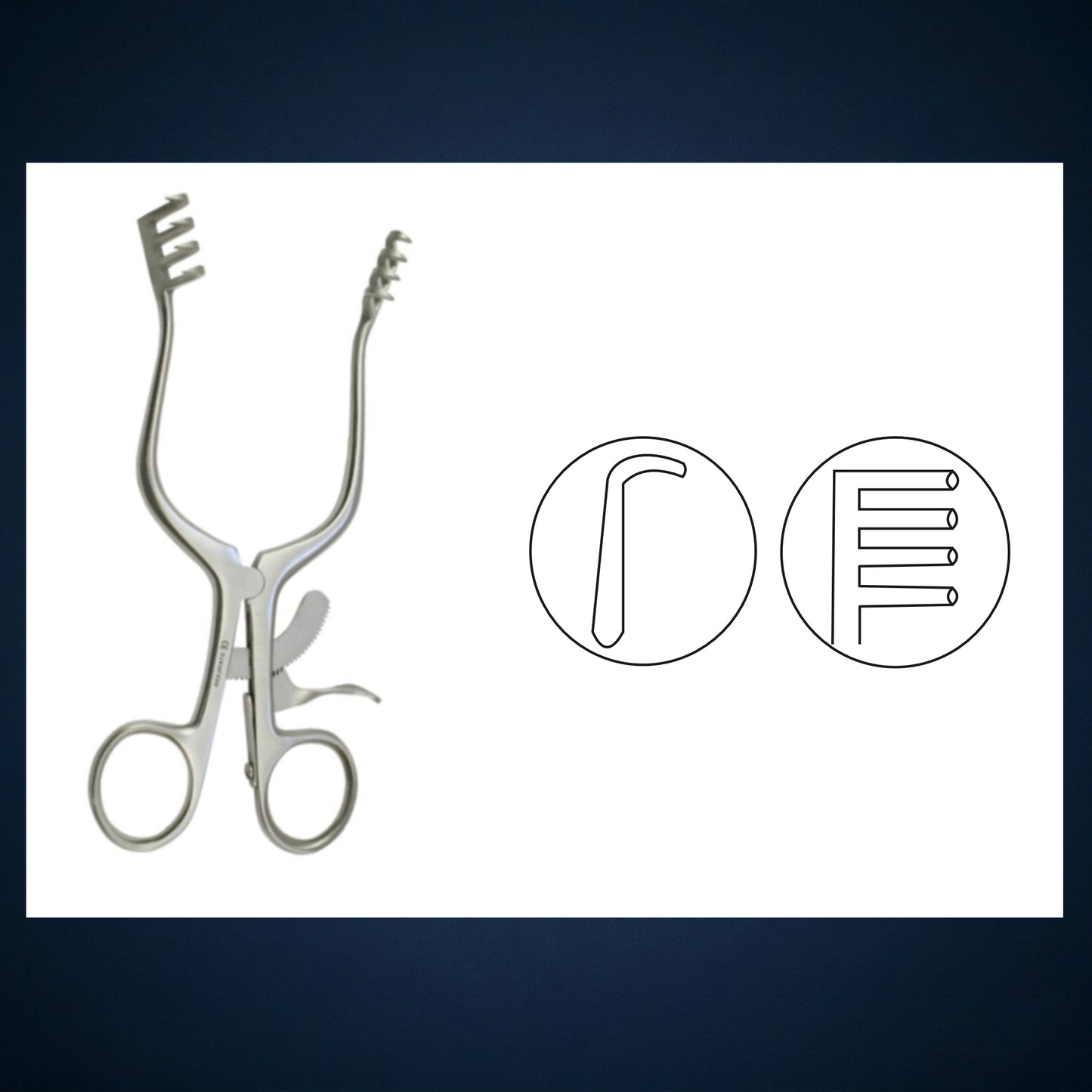 E9534 / MASTOID / WULLESTEIN RETRACTOR 4 X 4 PROGS